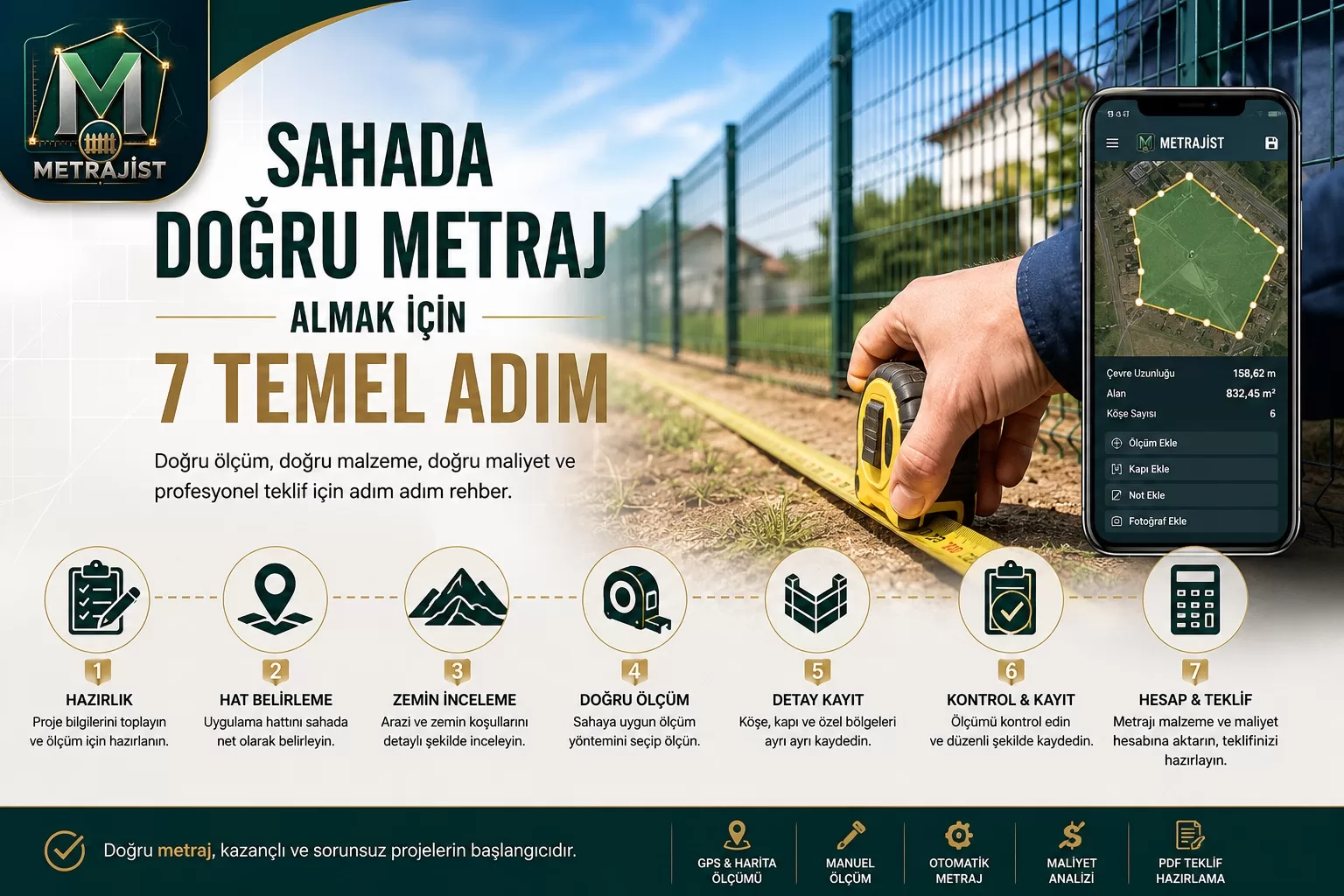Sahada doğru metraj almak için 7 temel adım